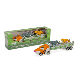 Wild Republic Transporter Africa Truck Set - 12" Games and Action Toys