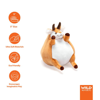 Wild Republic Flipkins Impala Stuffed Animal - 5" Stuffed Animals