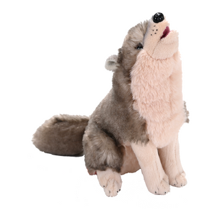 Howling Wolf Stuffed Animal - 6"