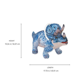 Wild Republic Artist Collection Dino Triceratops Stuffed Animal - 15" Stuffed Animals