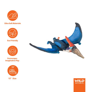 Wild Republic Artist Collection Dino Pteranodon Stuffed Animal - 15" Stuffed Animals