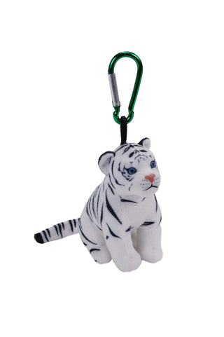 Wild Republic Living Clip White Tiger - 4" Accessories