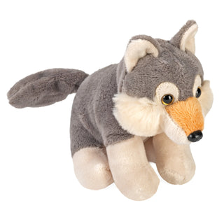   Wild Republic -  Pocketkins Eco Wolf Stuffed Animal - 5"  Stuffed Animals