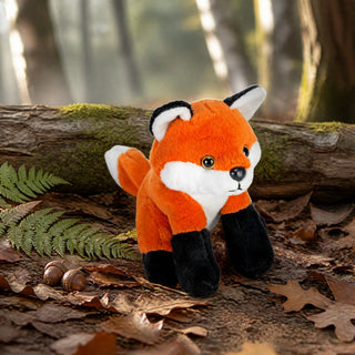 Wild Republic Pocketkins Eco Red Fox Stuffed Animal - 5" Stuffed Animals