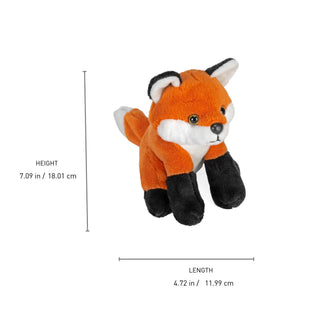 Wild Republic Pocketkins Eco Red Fox Stuffed Animal - 5" Stuffed Animals