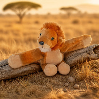 Wild Republic Huggers Lion Stuffed Animal - 8" Stuffed Animals