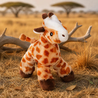Wild Republic Ecofuzzies Giraffe Stuffed Animal - 7" Stuffed Animals