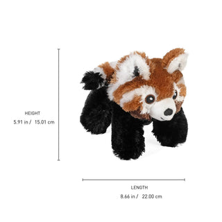 Wild Republic Ecofuzzies Red Panda Stuffed Animal - 7" Stuffed Animals