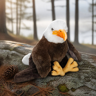 Wild Republic Artist Collection Eaglet Stuffed Animal - 15" Stuffed Animals