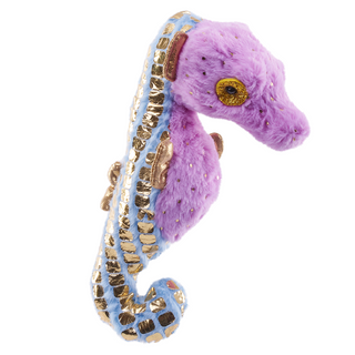 Purple Seahorse Stuffed Animal - 6"