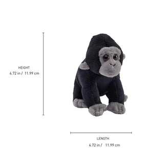 Wild Republic Pocketkins Eco Gorilla Stuffed Animal - 5" Stuffed Animals
