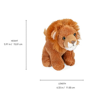 Wild Republic Pocketkins Eco Lion Stuffed Animal - 5" Stuffed Animals