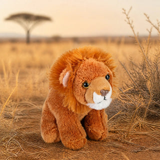 Wild Republic Pocketkins Eco Lion Stuffed Animal - 5" Stuffed Animals