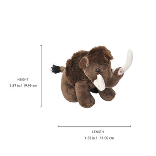 Wild Republic Pocketkins Eco Woolly Mammoth Stuffed Animal - 5" Stuffed Animals