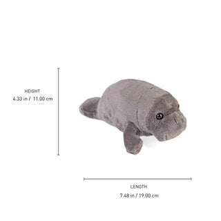 Wild Republic Pocketkins Eco Manatee Stuffed Animal - 5" Stuffed Animals