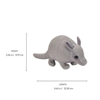 Wild Republic Pocketkins Eco Armadillo Stuffed Animal - 5" Stuffed Animals