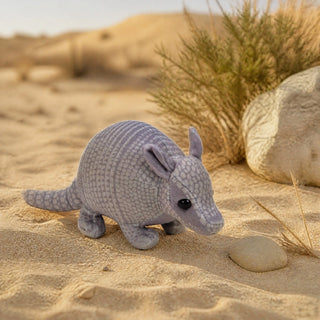 Wild Republic Pocketkins Eco Armadillo Stuffed Animal - 5" Stuffed Animals