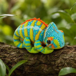 Wild Republic Pocketkins Eco Chameleon Stuffed Animal - 5" Stuffed Animals