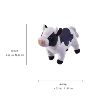 Wild Republic Pocketkins Eco Cow Stuffed Animal - 5" Stuffed Animals