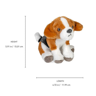 Wild Republic Pocketkins Eco Beagle Stuffed Animal - 5" Stuffed Animals