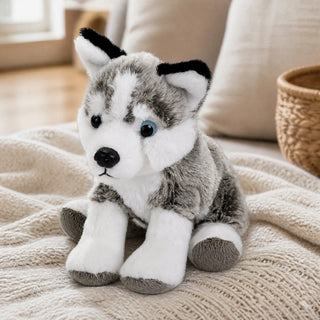 Wild Republic Pocketkins Eco Husky Stuffed Animal - 5" Stuffed Animals