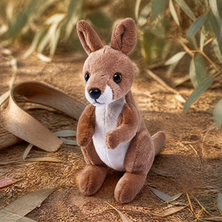 Wild Republic Pocketkins Eco Kangaroo Stuffed Animal - 5" Stuffed Animals