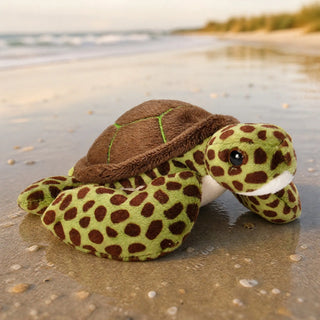 Wild Republic Pocketkins Eco Green Sea Turtle Stuffed Animal - 5" Stuffed Animals