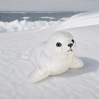 Wild Republic Pocketkins Eco Harp Seal Stuffed Animal - 5" Stuffed Animals
