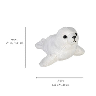 Wild Republic Pocketkins Eco Harp Seal Stuffed Animal - 5" Stuffed Animals