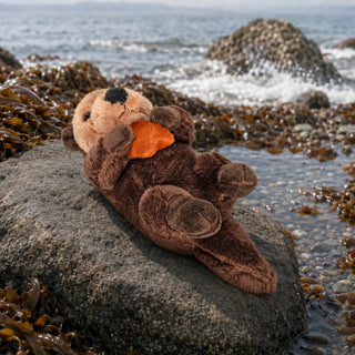 Wild Republic Pocketkins Eco Sea Otter Stuffed Animal - 5" Stuffed Animals