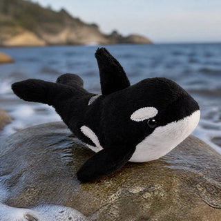 Wild Republic Pocketkins Eco Orca Stuffed Animal - 5" Stuffed Animals