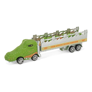 Wild Republic Transporter Crocodile Truck Set - 12" Games and Action Toys