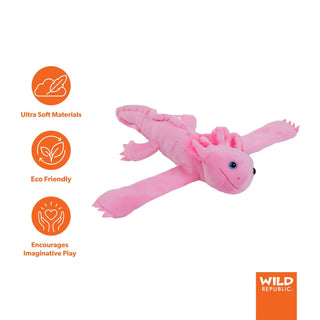 Wild Republic Huggers Axolotl Stuffed Animal - 8" Stuffed Animals
