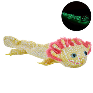 Wild Republic Glow In The Dark Huggers Axolotl - 8" Stuffed Animals