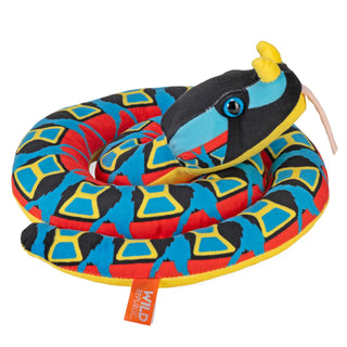   Wild Republic -  Green Snakes Rhino Viper Stuffed Animal - 36"  Stuffed Animals