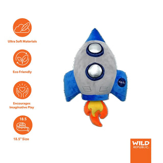 Wild Republic Spaceship Stuffed Animal - 18.5" Stuffed Animals