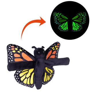 Wild Republic Huggers Glow In The Dark Butterfly Stuffed Animal - 8" Stuffed Animals