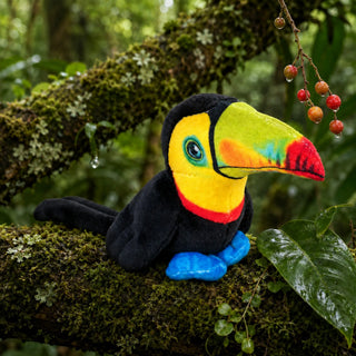 Wild Republic Rainforest Birds Toco Toucan Stuffed Animal - 4.5" Stuffed Animals