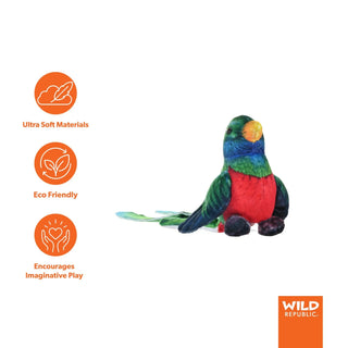 Wild Republic Rainforest Birds Quetzal Stuffed Animal - 4.5" Stuffed Animals