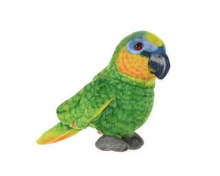 Rainforest Birds Orange Winged Parrot Stuffed Animal - 4.5"