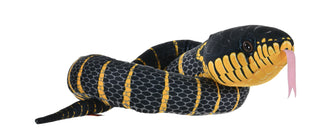 Plush Snake Black Fanged Mangrove Stuffed Animal - 54"