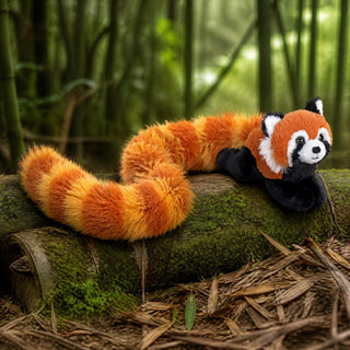 Wild Republic Tailkins Red Panda Stuffed Animal - 40" Stuffed Animals