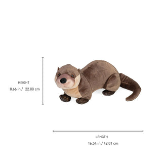 Wild Republic Artist Collection River Otter Stuffed Animal - 15" Stuffed Animals