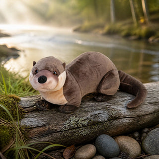 Wild Republic Artist Collection River Otter Stuffed Animal - 15" Stuffed Animals