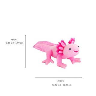 Wild Republic Cuddlekins Mini Axolotl Stuffed Animal - 8" Stuffed Animals
