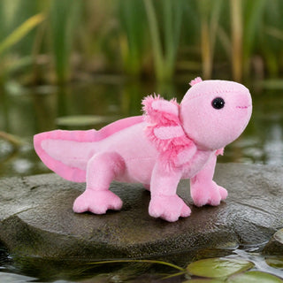 Wild Republic Pocketkins Eco Axolotl Stuffed Animal - 5" Stuffed Animals