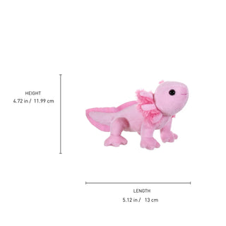 Wild Republic Pocketkins Eco Axolotl Stuffed Animal - 5" Stuffed Animals
