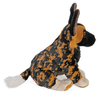 Wild Republic Cuddlekins Eco African Wild Dog Stuffed Animal - 12" Stuffed Animals