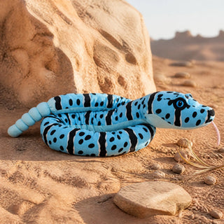 Wild Republic Snakesss Eco Blue Rock Rattlesnake Stuffed Animal - 54" Stuffed Animals
