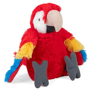 Wild Republic Cuddlekins Eco Scarlet Macaw Stuffed Animal - 8" Stuffed Animals